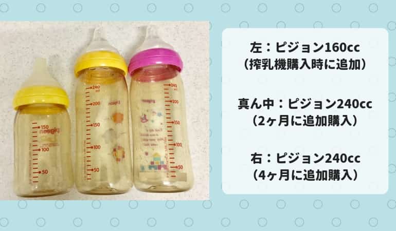 ピジョンの哺乳瓶